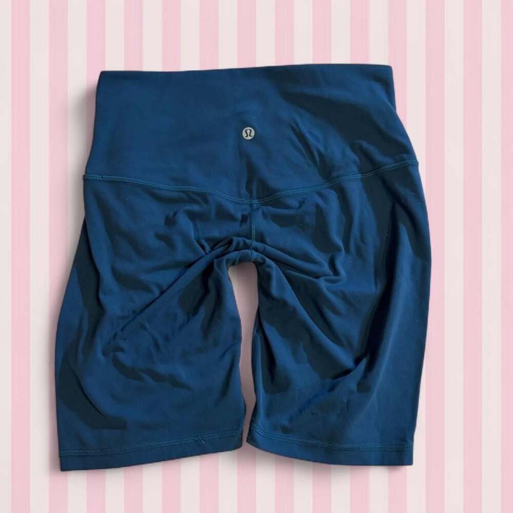Lululemon Align High-Rise Biker Shorts Blue